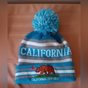 California Republic knit cap California bear